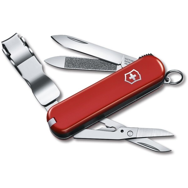 Swiss Army Brands 2024 Victorinox 0.6463.Us1 Nail Clip 580 Red 65Mm, Clam Pack VIC-0.6463-X4 - main